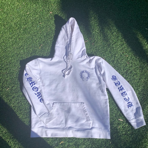 chrome hearts white hoodie